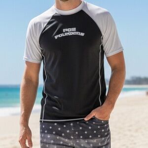 POI POUNDERS Men’s Padded Surf Swim Rashguard